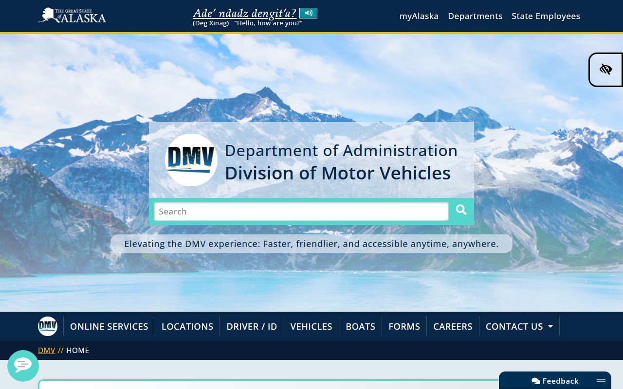 Alaska traffic ticket records Alaska DMV homepage